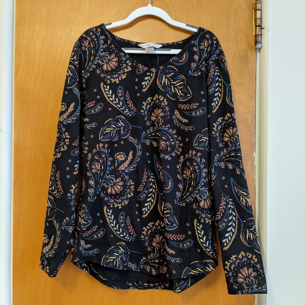 Women's Printed Long-sleeve Shirt